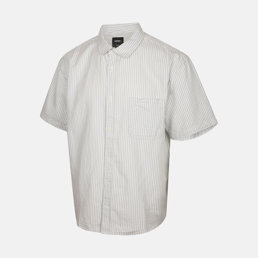 VANS范斯男子Lawson Stripe SS运动休闲短袖衬衫VN000TAGGCH图片