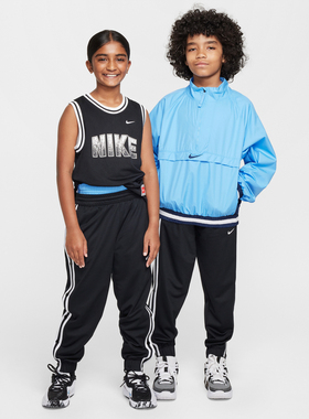 NIKE耐克大童K NK PANT TEARAWAY HOOPS运动休闲长裤FZ5244-010