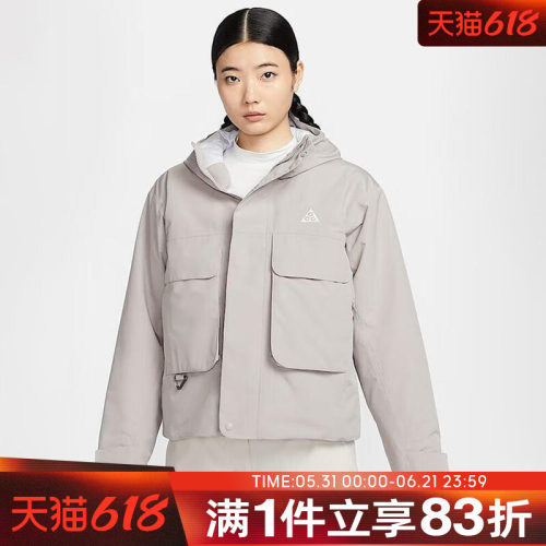 NIKE耐克女子AS W ACG SF PRMLFT SKL PK JKT运动棉服FV7328-009