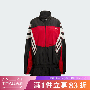 adidas阿迪达斯三叶草女子SANTIAGOTT运动健身夹克外套KC9134
