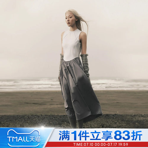 adidas阿迪达斯女子W DRESS无袖修身拼接运动休闲连衣裙KS5168