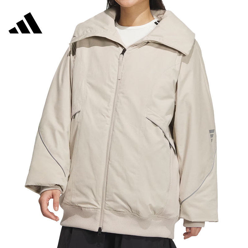 adidas阿迪达斯女子FUSTL W P JKT3运动棉服JM6198