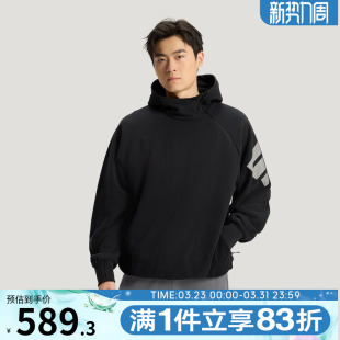 adidas阿迪达斯男子FOS运动休闲针织连帽套头衫 卫衣KH3017