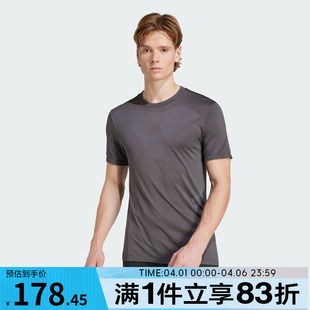 TEE运动休闲短袖 T恤JN0568 SML adidas阿迪达斯男子GYM