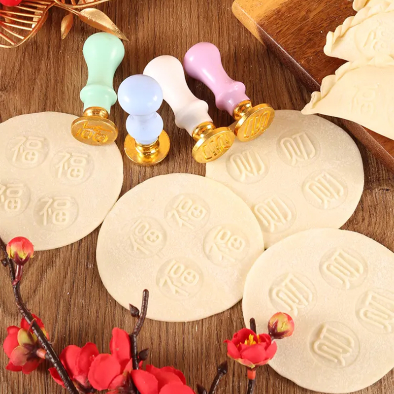 福禄双全实木压饺子皮模具