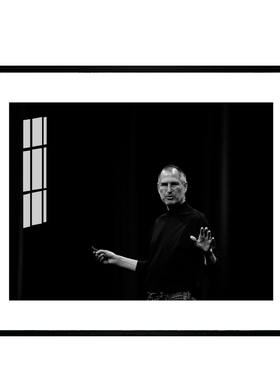 《史蒂夫·乔布斯》steve jobs装饰画挂画肖像海报励志办公室创业