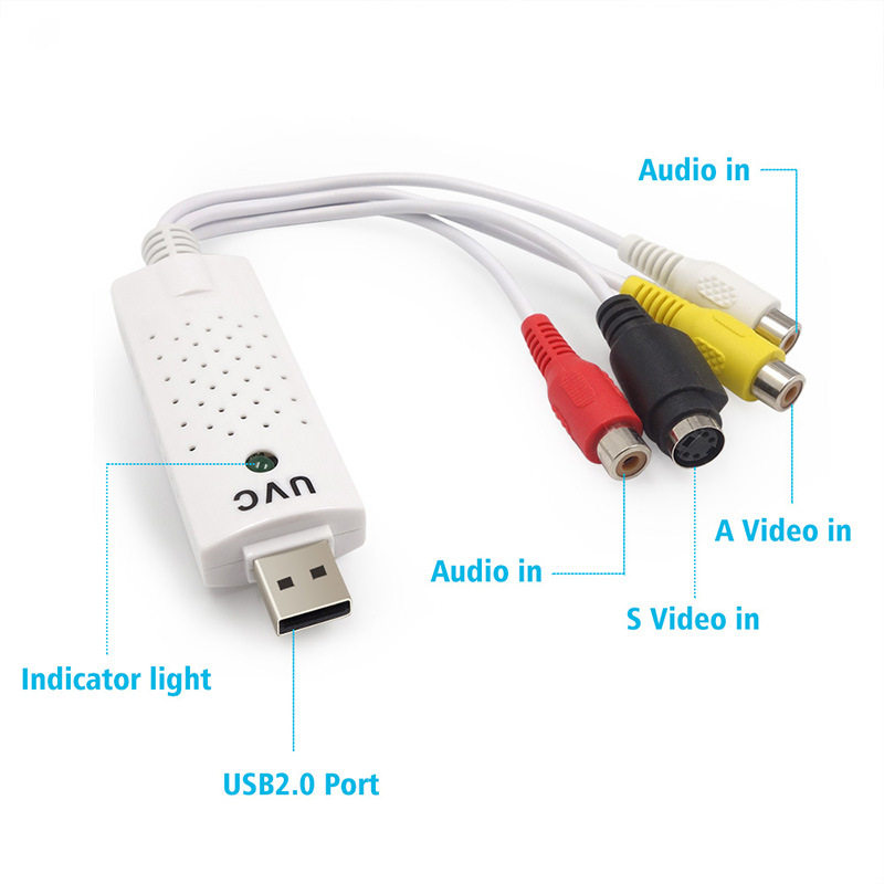 공장 직접 판매 USB 비디오 캡처 카드 USB 캡처 오디오 스틱은 WIN10 안드로이드 APPLE 시스템을 지원합니다
