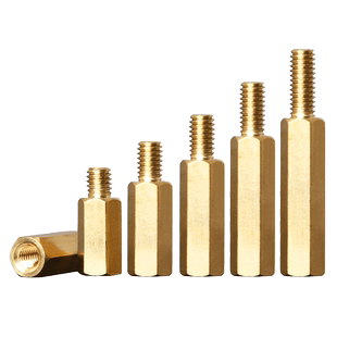 单头六角铜柱电脑机箱支撑柱六角隔离柱铁柱电路板接线螺柱M2M2.5