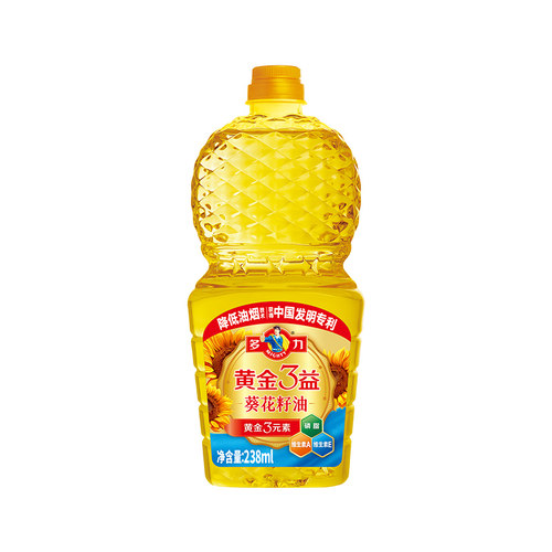 多力黄金3益葵花籽油238ml
