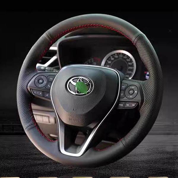 真皮手缝方向盘套适用于丰田新锐志/老锐志/卡罗拉/荣放/雷凌改装