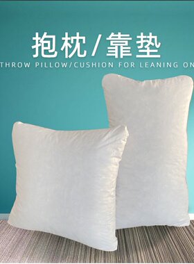 抱枕芯绿色纯料无荧光剂的抱枕内胆腰枕垫子沙发枕头抱枕被抱枕芯