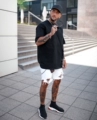 Pure Cotton Short Sleeves Black