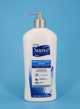 美国Suave丝华芙24小时保湿舒缓修复身体乳532ml柔软肘部膝盖肌肤