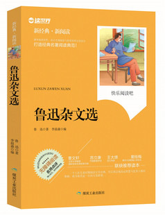 正版包邮 鲁迅杂文选 无障碍拓展阅读新课标名师点评精心批注简易理解双色中小学生推荐课外读物青少年版畅销世界名著注解