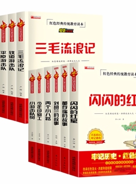 红色经典传统教育爱国书董存瑞的故事平原游击小游击队员铁道游击烽火三少年少年印刷工红孩子两个小八路刘胡兰小兵张嘎三毛流浪记