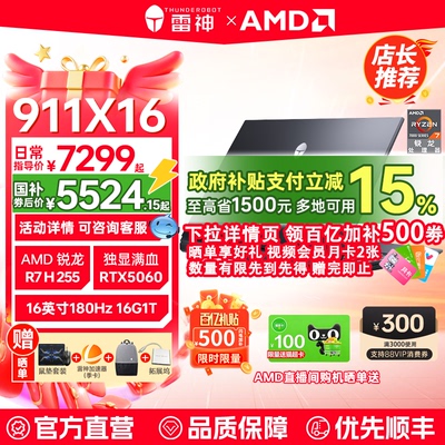 911X16锐龙R7H255HRTX5060