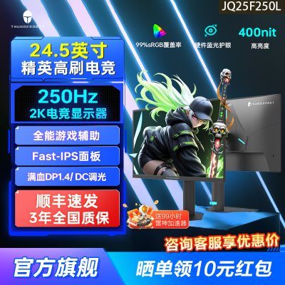 雷神24.5英寸250高刷电竞显示屏