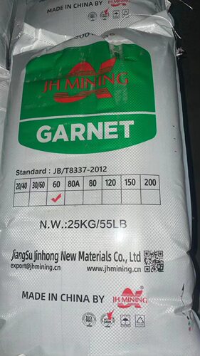 金红矿业石榴砂水刀砂80目60目水切割砂金刚砂喷砂除锈拼花切割砂