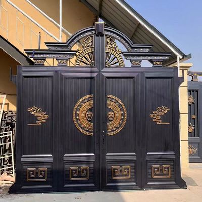 不锈钢铝合金自建房庭院大门厂家