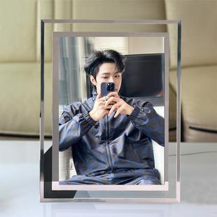 刘耀文TNT时代少年团玻璃相框摆台海报照片送朋友闺蜜生日礼物