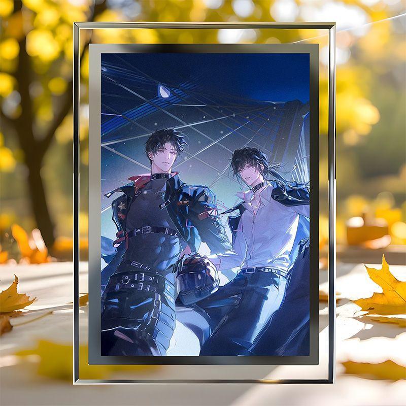 现货速发梦幻联动我在惊悚游戏里封神水晶相框送朋友礼物客厅卧室