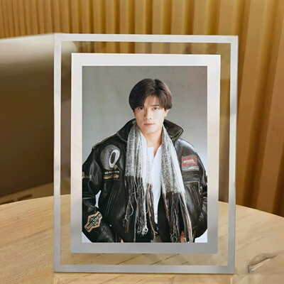 郭富城应援水晶相框周边立牌同款摆台可定制送同事朋友的礼物