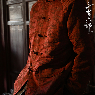 三省六部·门下省【干将莫邪】秋冬高奢香云纱做旧提花男士唐装