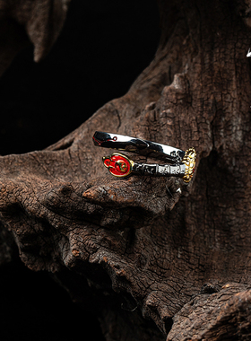 新中式镀金三省六部天师赐福戒