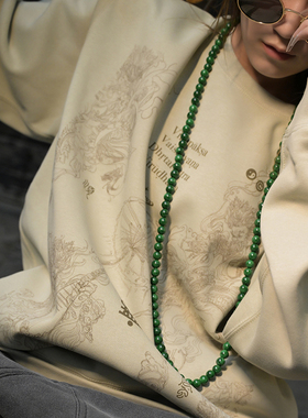 三省六部【四大天王】联名款秋冬加绒华夏神仙系列圆领情侣款卫衣