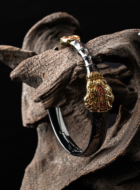 新中式镀金天师赐福道家手镯