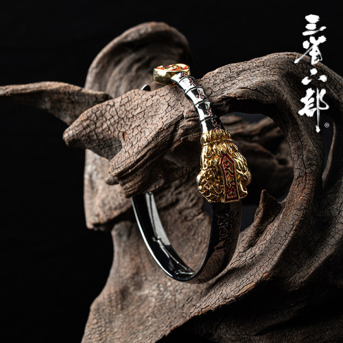 新中式镀金天师赐福道家手镯