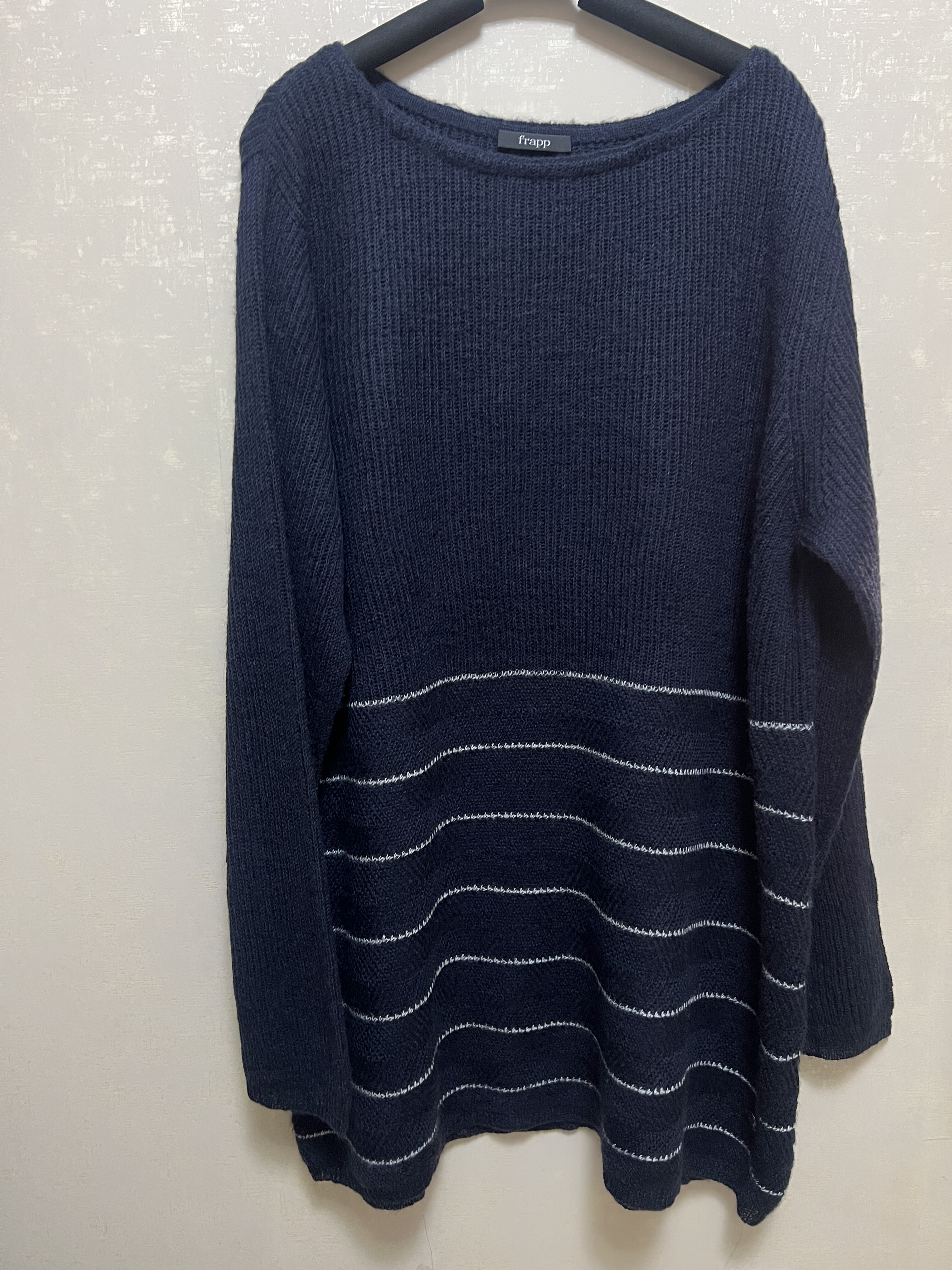 欧美外贸 女马海毛混纺毛衣 针织衫宽松休闲大码 秋冬薄款 套头衫