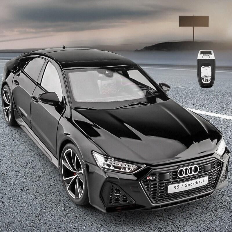 RS6合金仿真轿跑车汽车模型