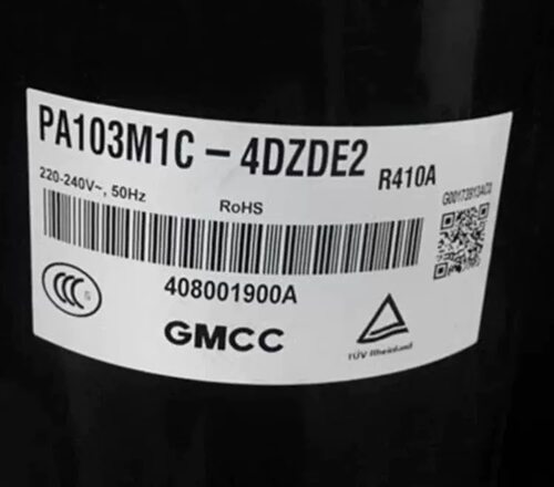 美的空调制冷压缩机PA118M1C-4DZ2/4FZ2/PA108M1D-4DZDE2/PA103M1