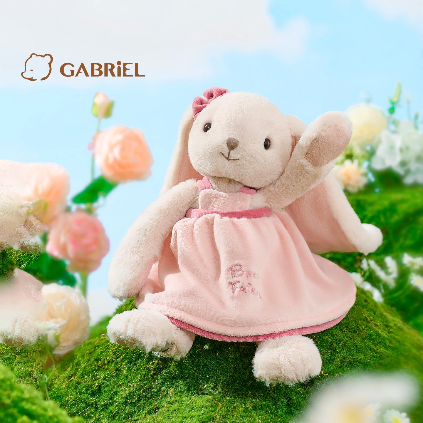 伽百利Gabriel瑞贝卡兔子玩偶毛绒玩具安抚公仔睡觉抱生日礼物