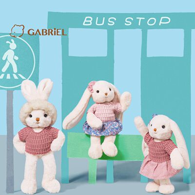 伽百利Gabriel劳伦斯兔子毛绒玩偶安抚公仔玩具生日礼物送女生