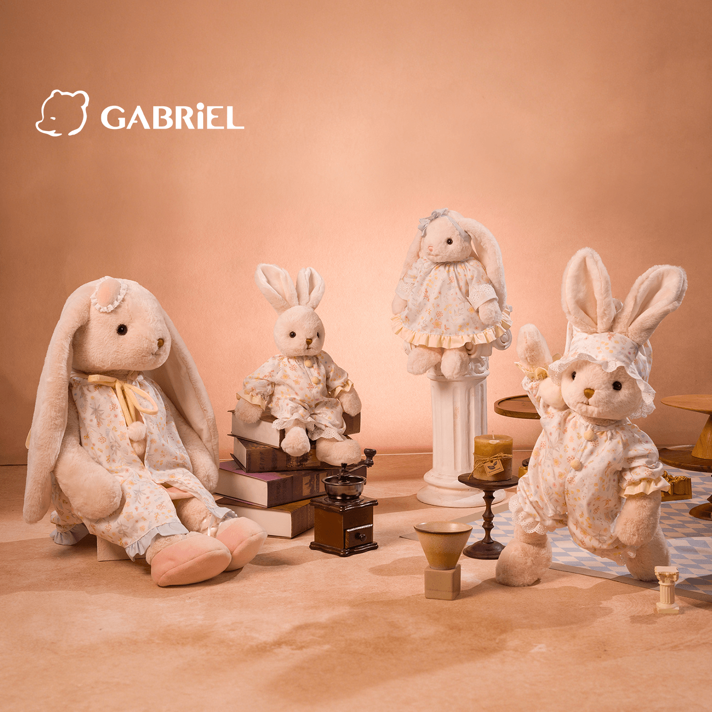 伽百利Gabriel2026春季新品睡衣睡裙主题毛绒兔玩具可爱玩偶礼物