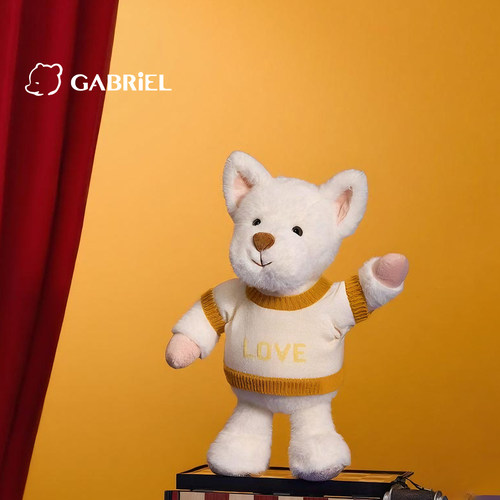 伽百利Gabriel萌犬玩偶可爱狗狗富贵陪伴毛绒玩具创意爱意生日礼