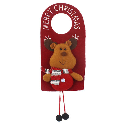 敏可 酒店门挂门牌 圣诞节门锁装饰品 玻璃橱窗摆设 主题旅馆装饰