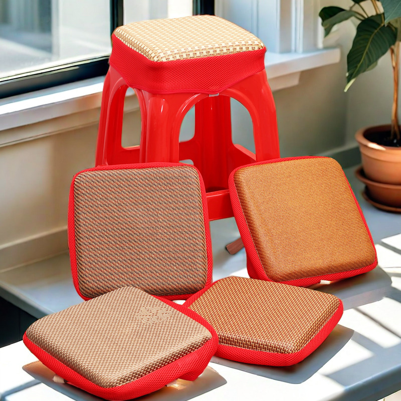 塑料胶凳子椅子坐垫夏季凉垫屁垫四方套罩舒适通用座垫久坐电子厂