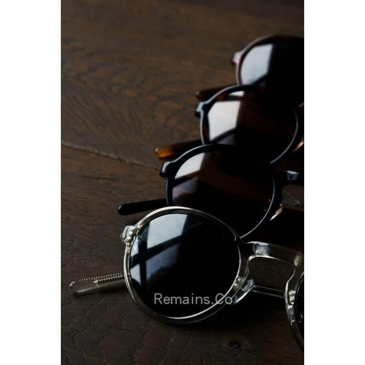 remains复古意大利进口板材太阳眼镜框小椭圆框墨镜男