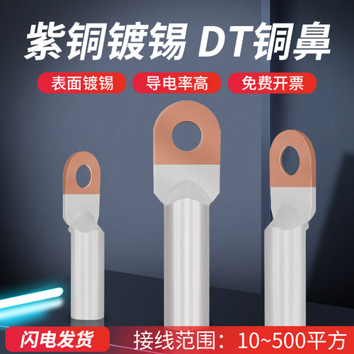 国标DTL铜铝线鼻子加厚接线端子