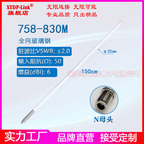 758-830m玻璃钢防水天线
