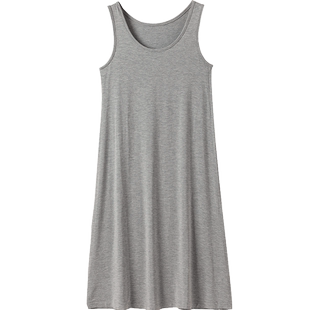 吊带背心打底裙女夏季内搭莫代尔大码宽松中长款防走光外穿衬裙薄