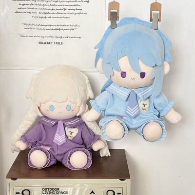果汁汽水娃衣20cm40cm娃衣坐姿一番赏棉花娃娃衣正常休毛绒公仔服