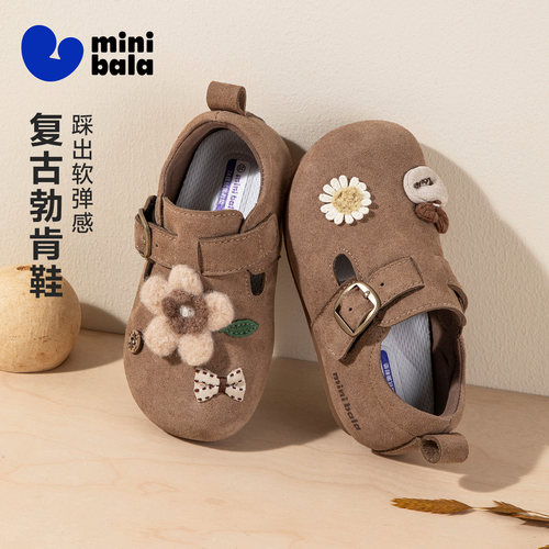 迷你巴拉女童勃肯鞋秋季新款百搭