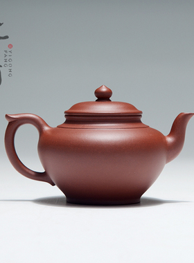 大益普洱茶 益工坊笑樱壶200cc 宜兴紫泥手工紫砂壶功夫茶具