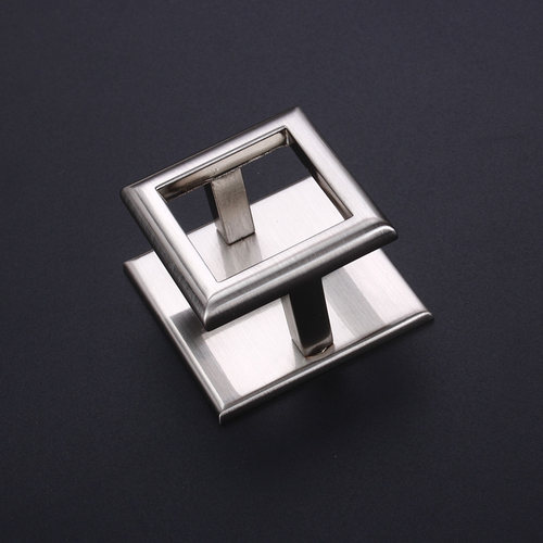 不锈钢正方形现代简约风抽屉把手