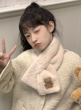 秋冬季韩版保暖围脖女