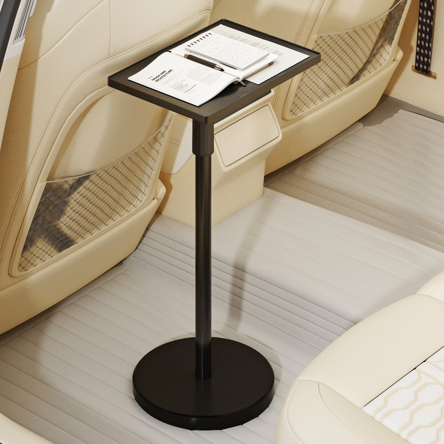 车载小桌板多功能升降折叠桌